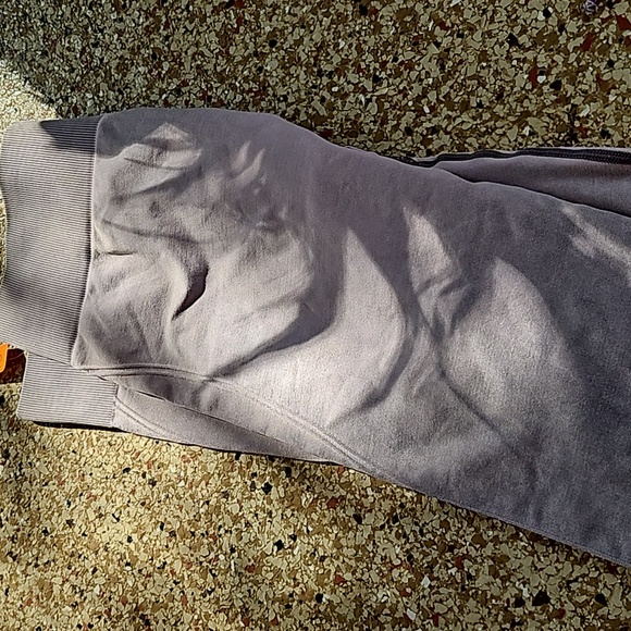 Fabletics? Mauve purple stretchy lace legged stretch jogging yoga pants size M - Picture 4 of 9